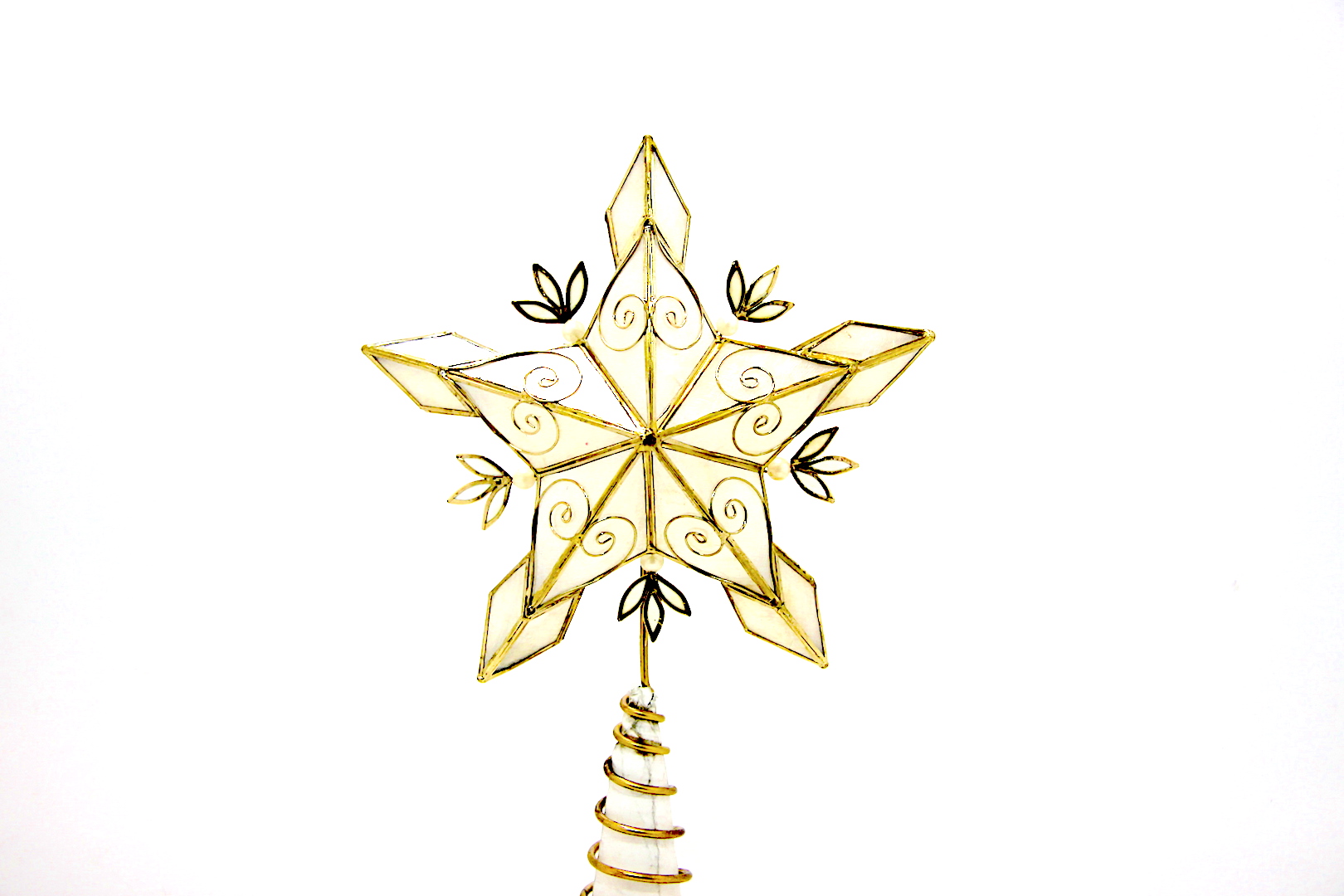 Capiz Star Gold Topper SM15136 - Stem Exports Phils, Inc.